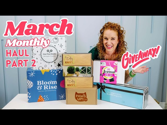 Subscription Box Reviews Monthly Haul - March 2024 - Part 2 of 2 | The Luck of the Irish to You