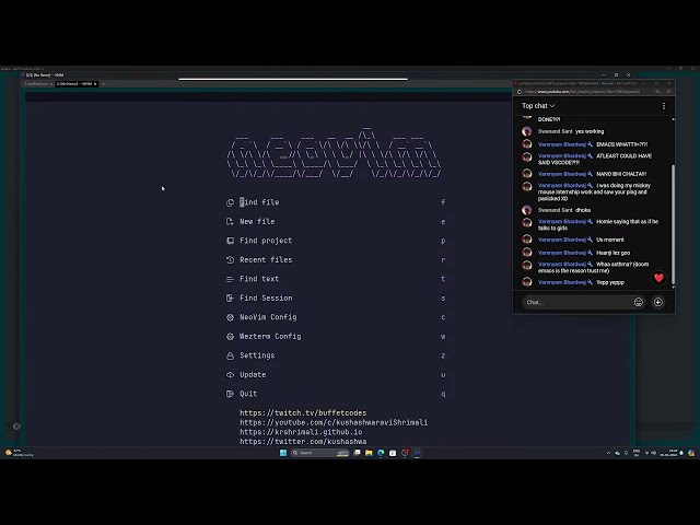 Text editors use this data structure | Rust | NeoVim or Emacs? | Live