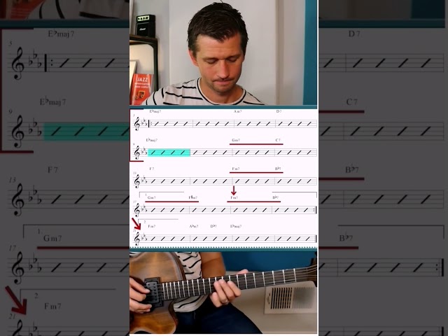 Playing the Memorized Melody - Groovin' High #shorts #learnjazzstandards #jazz