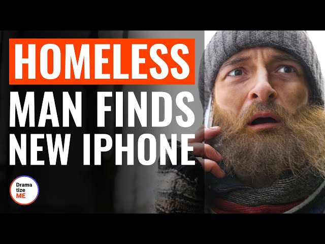 Homeless Man Finds New Iphone | @DramatizeMe
