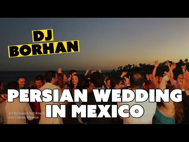 Persian wedding in Mexico with DJ, MC, live drummer 🇲🇽🇮🇷