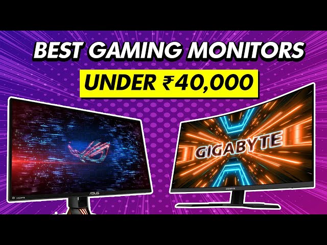 Best Monitor Under 40000 in India | High Refresh Rate | HDR10 | 4K IPS Display 🔥🔥🔥