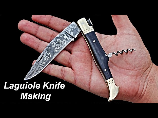 Amazing Laguiole Pocket Knife Making - #RajputKnives