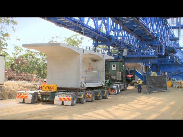 Amazing Heavy Equipment & Modern Technology In Bridge Construction. Railway Construction Process