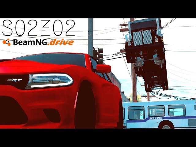 Beamng Drive Movie: Crazy City Police Chase (+Sound Effects) |Part 12| - S02E02