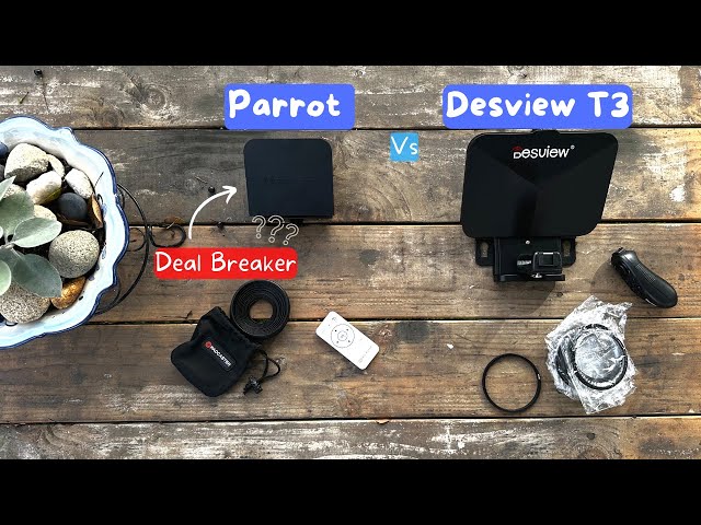 Video Teleprompter Showdown | Desview T3 vs Parrot PadCaster