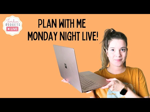 🔴 LIVE Plan With Me | Let's Make Plans For May! | Monday Night Live | Jordan Budgets
