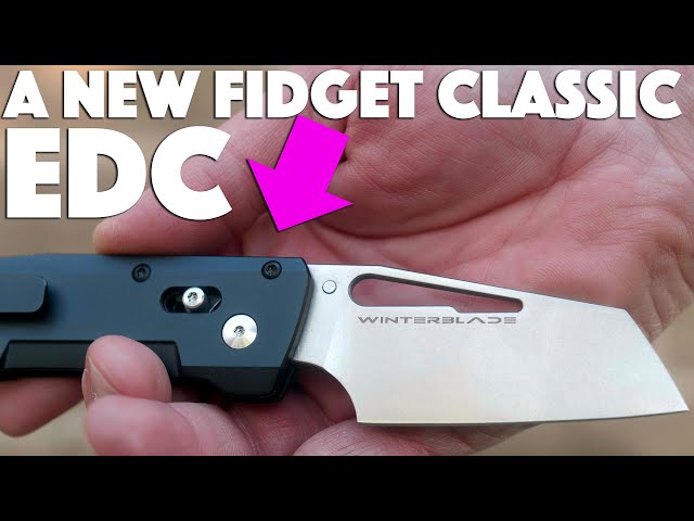 The New Hot EDC Fidget Knife.  The Winter Blade Co Severn Review