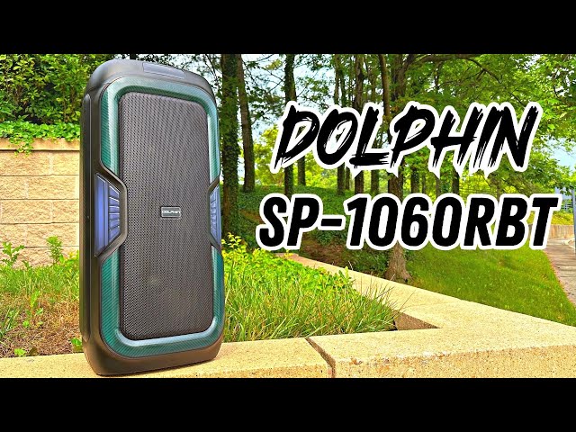 Dolphin SP-1060RBT Bluetooth Speaker! This thing is CRAZY!