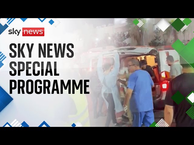 Israel-Hamas war - Sky News special programme