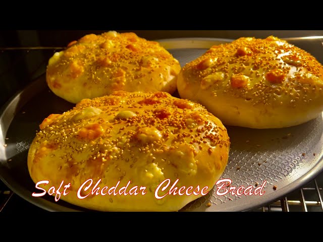 Soft Cheddar Cheese Bread Recipe / طرز تهیه نان پنیری نرم و لطیف