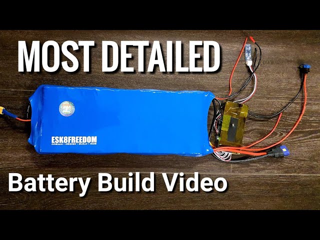A very, very detailed video on how I built my battery pack for electric skateboard.