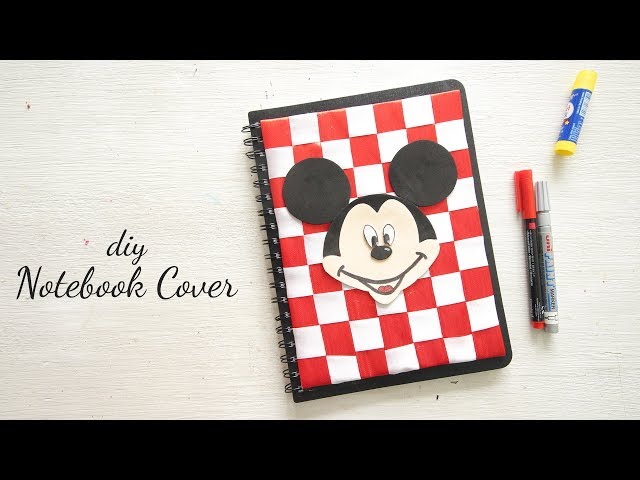 DIY Notebook Cover |  Back to School | How to Cover a Notebook