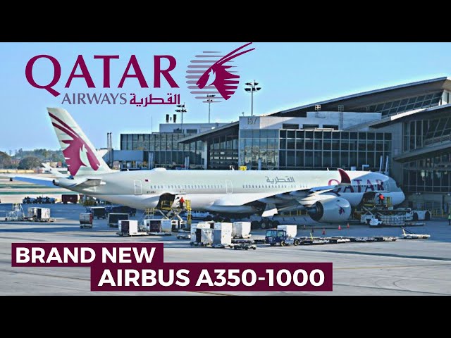 QATAR AIRWAYS BRAND NEW AIRBUS A350-1000 (ECONOMY) | Doha - Madrid
