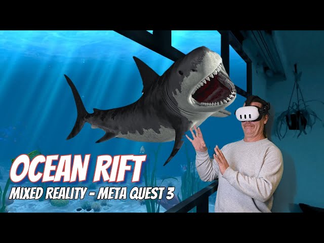 HAIE füttern in Mixed Reality ❗️OCEAN RIFT  | Metaquest 3 | #metaquest3 #vr #mixedreality