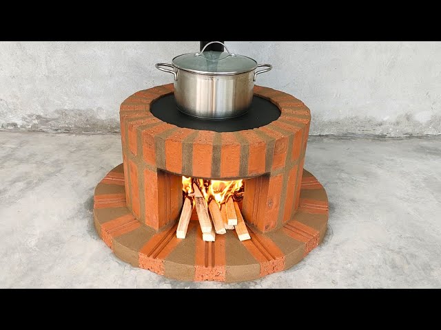 How to make the most beautiful and effective wood stove   the process of building a perfect wood sto