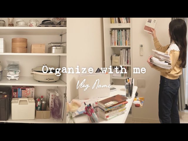 Organize with me | Storage ideas without buying new storage cases VLOG Japan