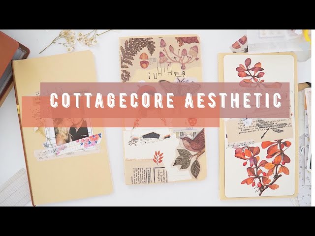 Cheap Travelers Notebook | Cottagecore Aesthetic Journaling