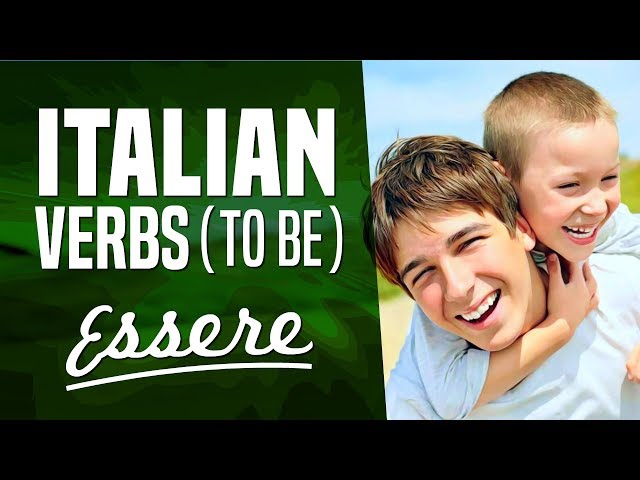 Learn Italian Important Verbs: Essere (To be) | OUINO.com