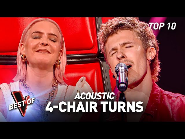 Mesmerizing ACOUSTIC 4-Chair Turn Blind Auditions on The Voice!
