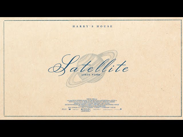 Harry Styles - Satellite (Lyric Video)