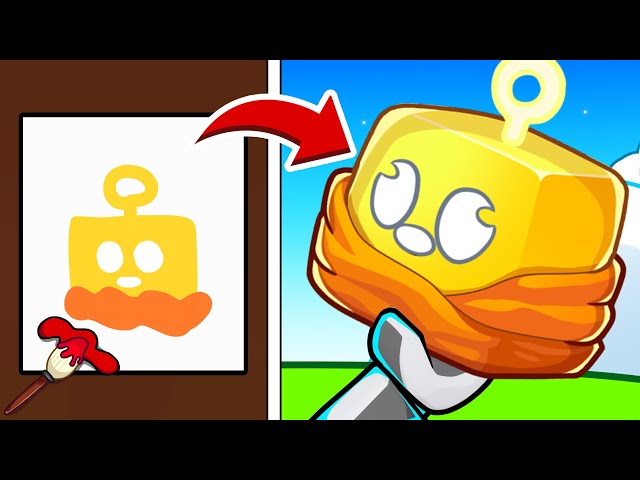 Blox Fruits, But Your Drawings Come To Life...