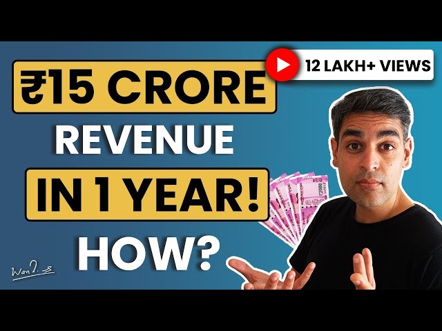 15 Crore business in 12 months, from zero! | Reinventing my Life at 40! | Ankur Warikoo Hindi
