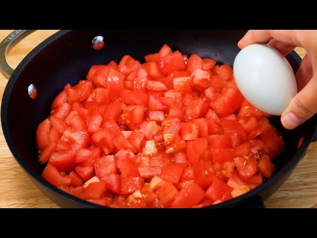 Fry eggs with tomato is so delicious! A simple and delicious tomato egg recipe