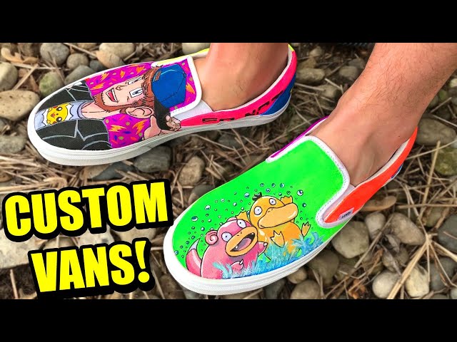 I Was Sent **CUSTOM POKEMON VANS SHOES** In The Mail! - 1 of a Kind Opening!