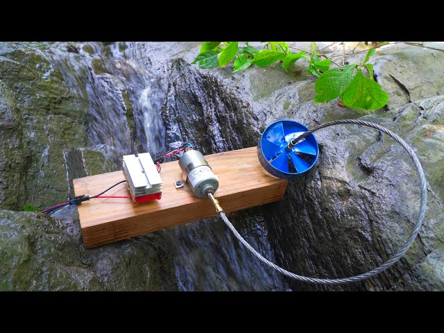 Super strong mini hydroelectric system with unique design