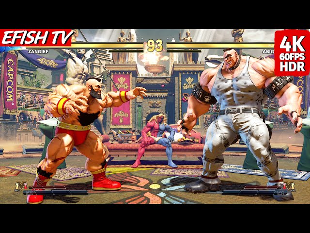 Zangief vs Abigail (Hardest AI) - Street Fighter V | PS5 4K 60FPS