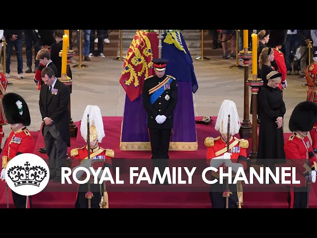 LIVE: Queen's Grandchildren Prepare to Stand Vigil Over Coffin