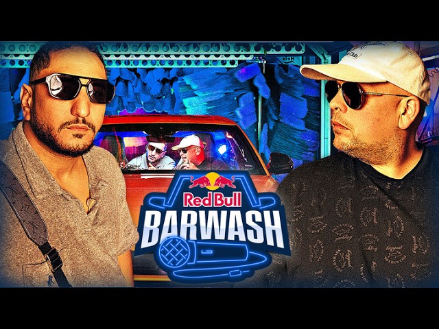 Ćelo & AbdÏ Rap Challenge: Neuer Song LA HAINE RAP in nur einem Waschgang | Red Bull Barwash