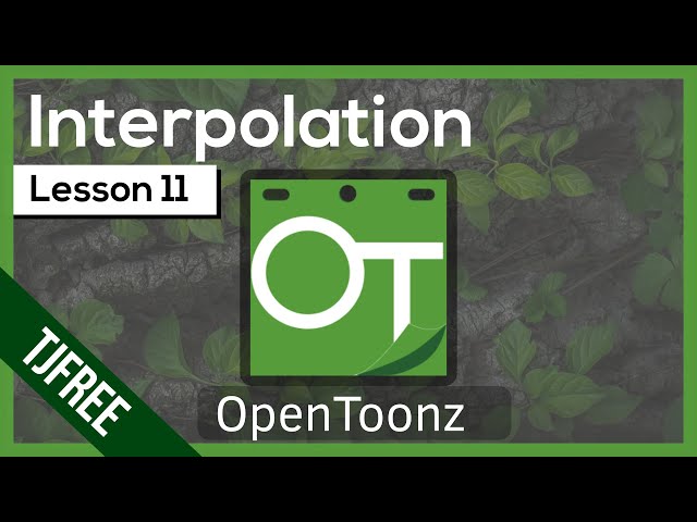 OpenToonz Lesson 11 - Interpolation and the Function Editor
