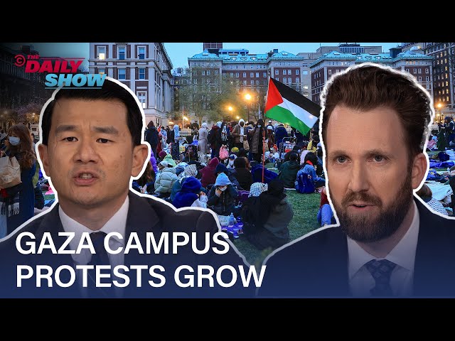 Pro-Palestinian College Protests Grow as Police Crack Down | The Daily Show