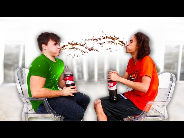 COKE & MENTOS TRY NOT TO LAUGH CHALLENGE! w/ Robust
