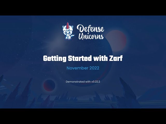 Getting Started with Zarf