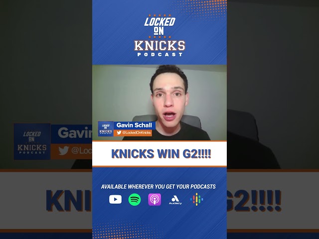 THE NEW YORK KNICKS ESCAPE IN GAME TWO!!!