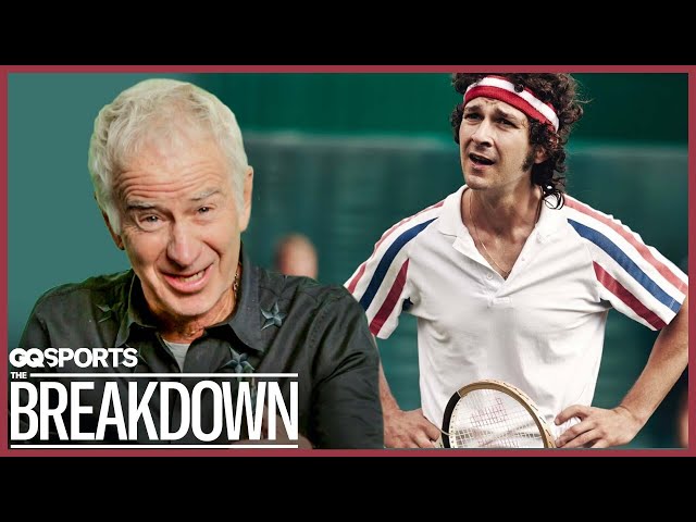Tennis Legend John McEnroe Breaks Down Tennis Scenes From Movies | GQ Sports