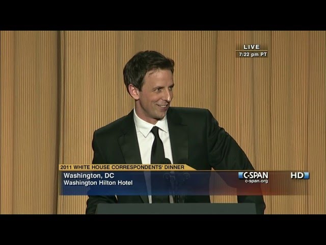 C-SPAN: Seth Meyers remarks at the 2011 White House Correspondents' Dinner