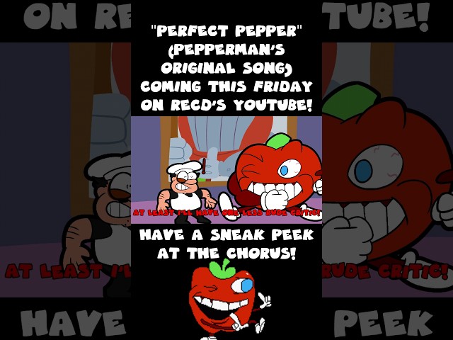 PERFECT PEPPER Sneak Peek (Pepperman Pizza Tower Song Releases 9/22/2023!) #pizzatower #shorts