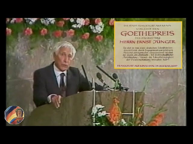 1982: Ernst Jünger erhält den Goethepreis (Auszüge aus seiner Rede)