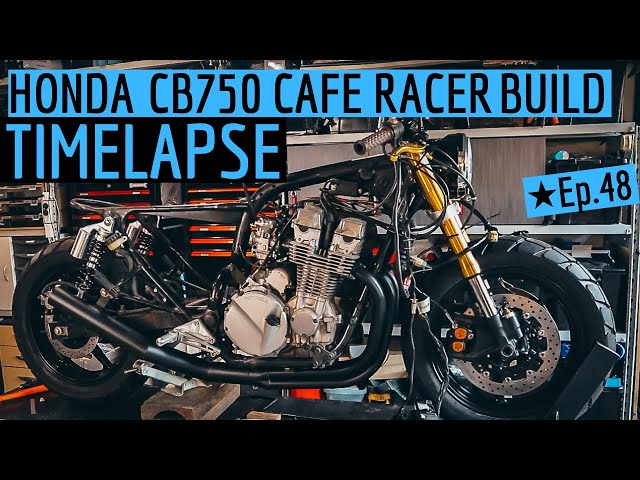 Honda ★ CB750 Cafe Racer Build TIME LAPSE - From the Beginning