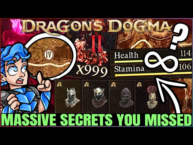 Dragon's Dogma 2 - Don't RUIN Your Endgame - 26 BIG Unmoored World Secrets - INFINITE Health & More!
