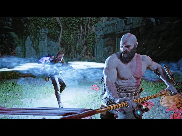 God of War Ragnarok - General Kratos vs Heimdall - Onslaught Shield Gameplay GMGOW: No Damage (PS5)