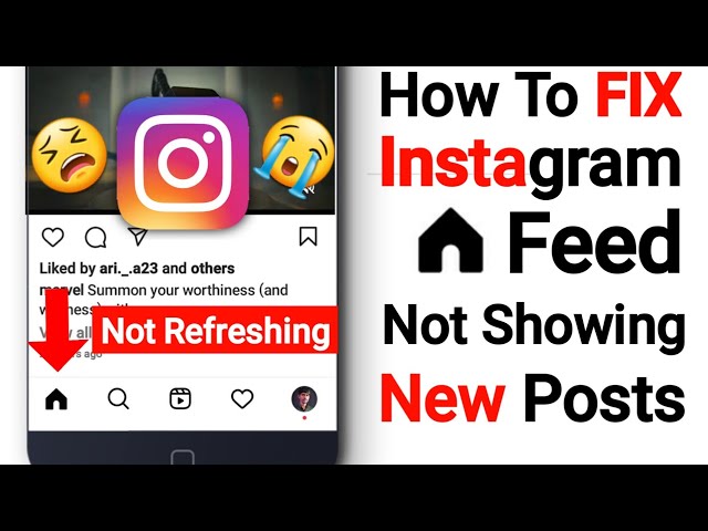 How to Fix Instagram Feed Not showing New Posts | instagram recent post not showing on feed 2024
