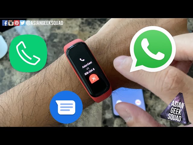 Samsung Galaxy Fit2 - Phone Calls, Texting (SMS), WhatsApp and updating Quick Replies