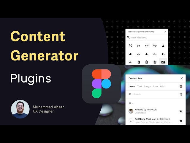 Figma plugins for Content Generation - Speedup your UI Design workflow