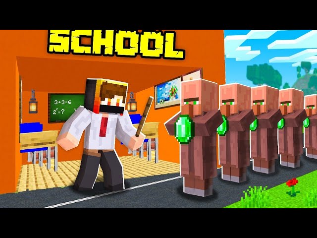 Minecraft but I Open a School.....