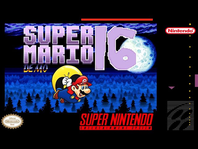 Super Mario 16: Demo - Hack of SMW [SNES]